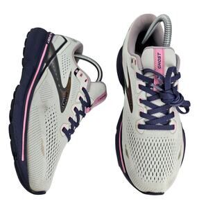 Brooks Ghost 15 Spa Blue Copper Pink Womens 7.5 Wide D Running Shoes Sneakers